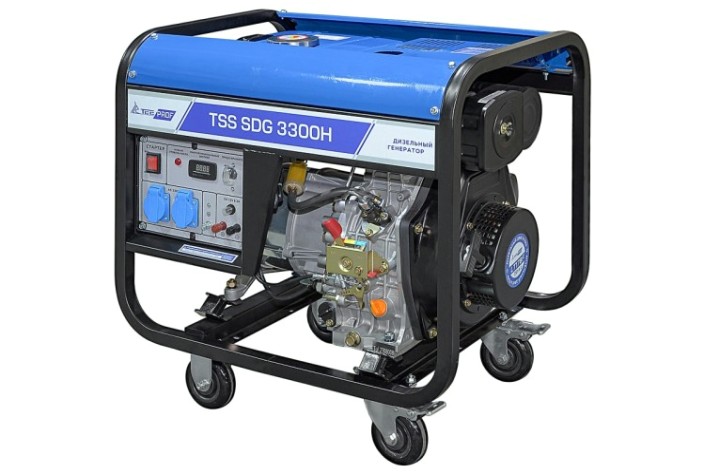 Электростанция дизельная с воздушным охлаждением ТСС SDG 3300H открытая [100043]