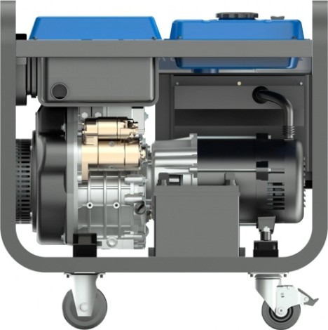 Электростанция дизельная с воздушным охлаждением ТСС SDG 7000 EH3A открытая [100034]