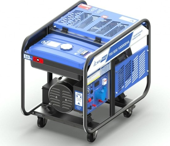 Электростанция дизельная с воздушным охлаждением ТСС SDG10000 EHA открытая [100037]