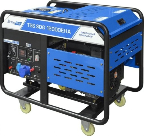 Электростанция дизельная с воздушным охлаждением ТСС SDG12000 EHA открытая [100057]