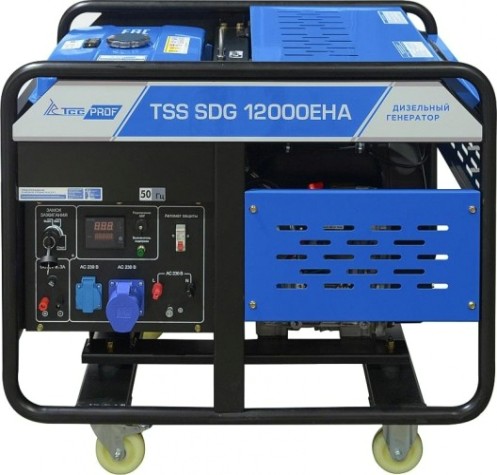 Электростанция дизельная с воздушным охлаждением ТСС SDG12000 EHA открытая [100057]