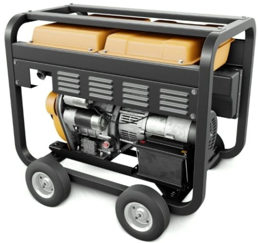 Электростанция дизельная с воздушным охлаждением VEKTOR DG-7000 открытая [00-00005392]