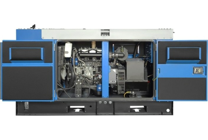 Электростанция дизельная ТСС АД- 12C-230-1PKM5 (TQC 14TS ST2) в шумозащитном кожухе [039451]