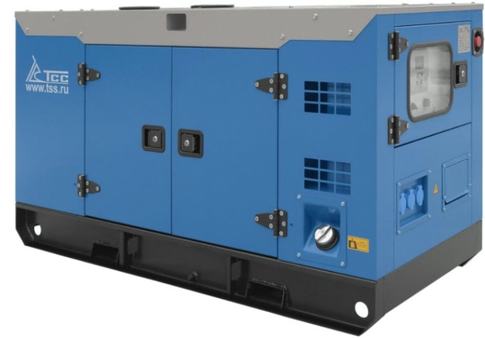 Электростанция дизельная ТСС АД- 12C-T400-1PKM5 (TQC 17TS ST) в шумозащитном кожухе [039769]