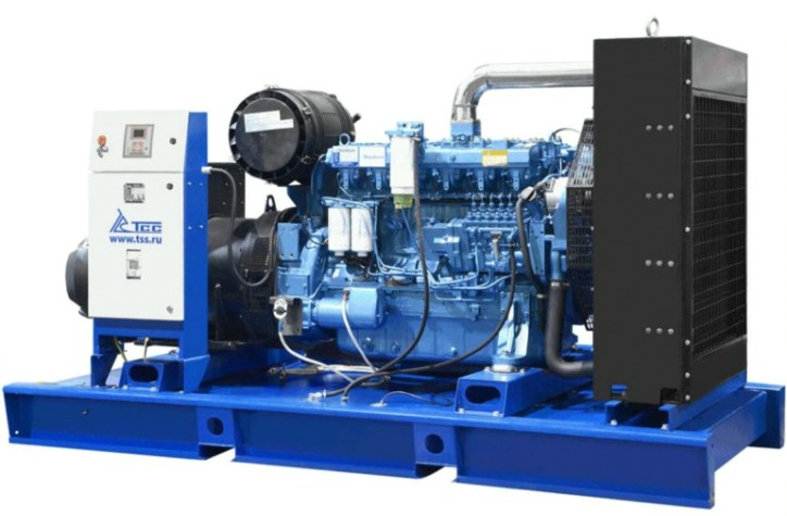 Электростанция дизельная ТСС АД-200C-T400-1PM9 (TBD 280 TS) открытая [016980]