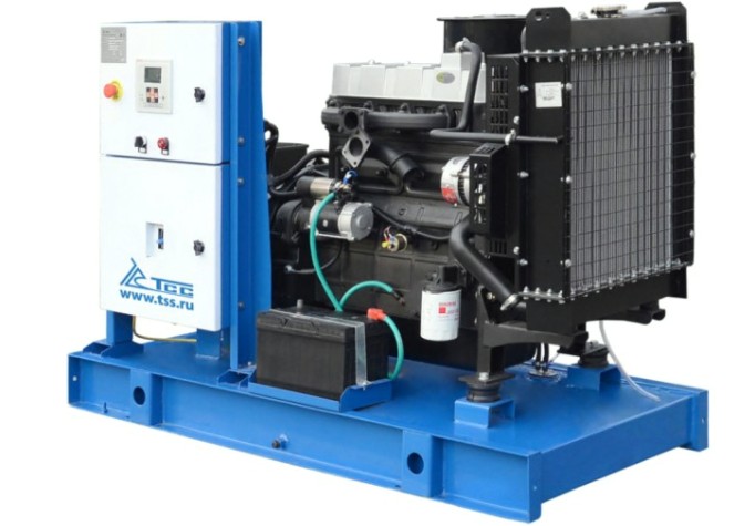 Электростанция дизельная ТСС АД- 24C-T400-1PM19 (TTD 33TS) открытая [025234]