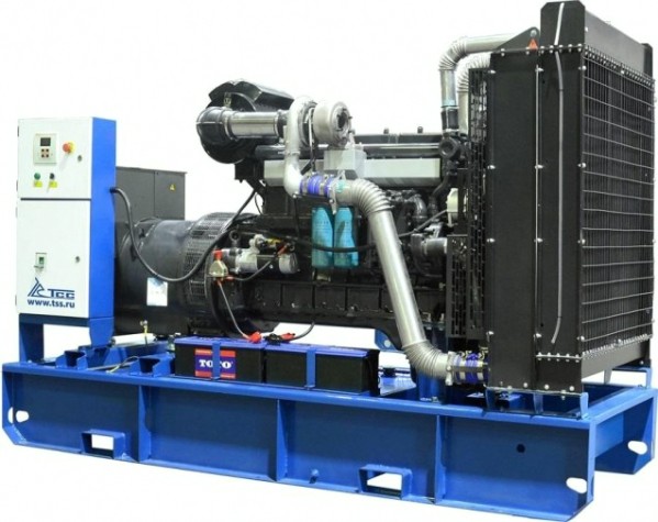 Электростанция дизельная ТСС АД-300С-Т400-1РМ16 (TTD 420TS) открытая [028263]