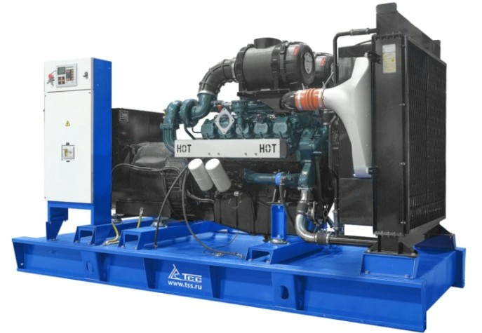 Электростанция дизельная ТСС АД-500C-T400-1PM17 (DP180LB) (TSS-SA WT) TDO 690TS открытая [040533]