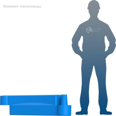 Элемент модульной песочницы POLIMER GROUP желтый [DPS7]