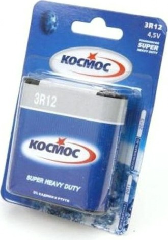 Элемент питания батарейка КОСМОС 3R12 Космос в шринке [KOC3R12]