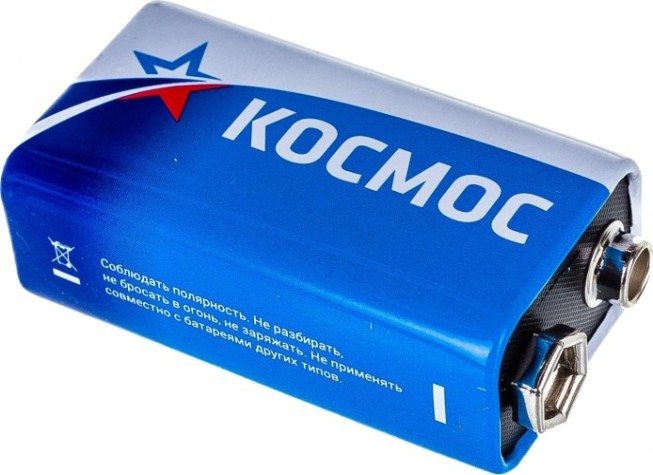 Элемент питания батарейка КОСМОС 6F221BL Космос 1*BL [KOC6F221BL]