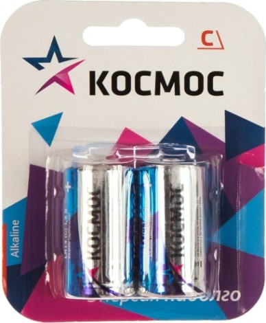 Элемент питания КОСМОС LR14MAX2BL Космос 2*BL [KOCLR14MAX2BL]