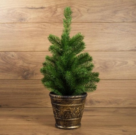 Елочка Neon-Night в пластиковом горшке 45см, литая [533-334]