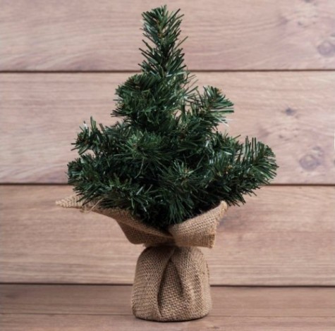 Елочка Neon-Night в плетеном мешочке 30см ПВХ [533-331]