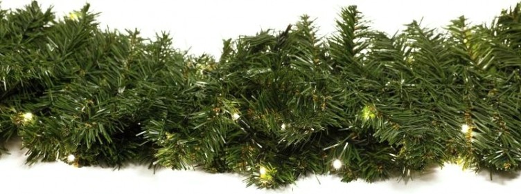 Еловый шлейф Neon-Night 2,7 м теплое белое свечение 80 LED [307-115]