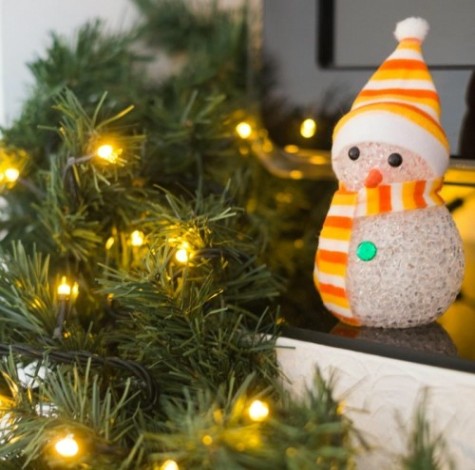 Еловый шлейф Neon-Night 2,7 м теплое белое свечение 80 LED [307-115]