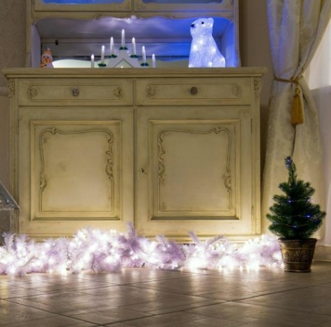 Еловый шлейф Neon-Night "Белоснежный" 2,7 м [307-121]