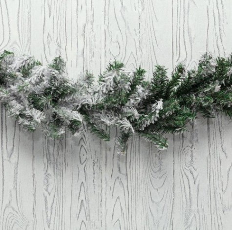 Еловый шлейф Neon-Night "Заснеженный" 2,7 м [307-122]