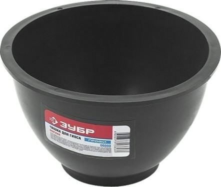Емкость для гипса ЗУБР ПРОФИ чашка резиновая, мягкая [06080]
