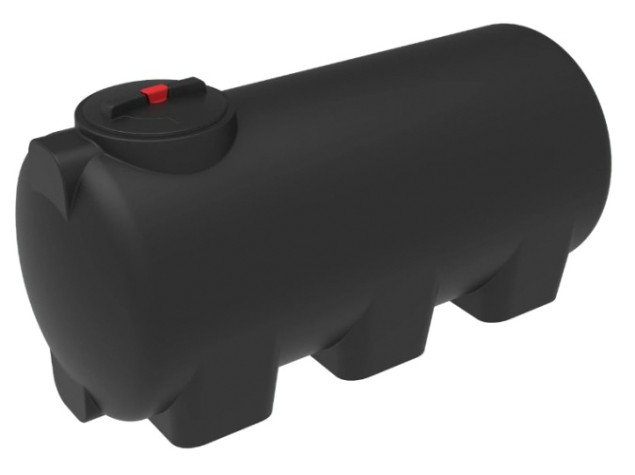 Емкость ЭКОПРОМ H 500 л., горизонтальная [черный]