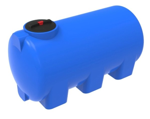 Емкость ЭКОПРОМ H1000 л., горизонтальная [синий]