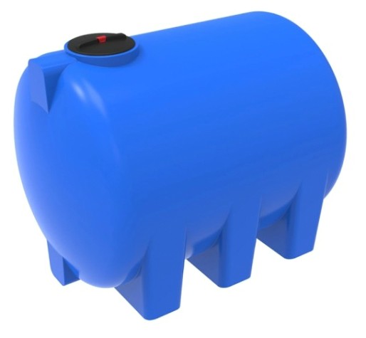 Емкость ЭКОПРОМ H5000 л., горизонтальная [синий]