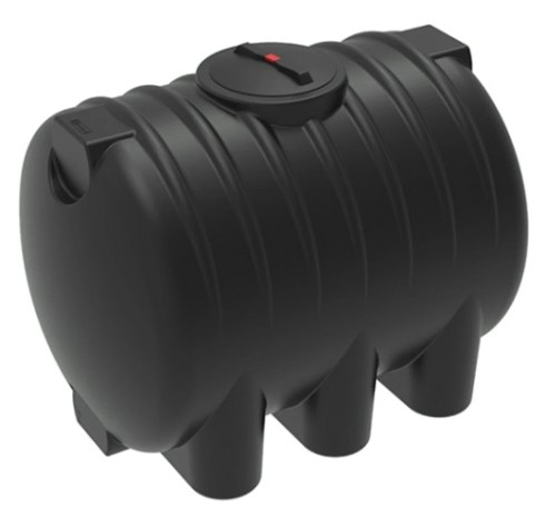 Емкость ЭКОПРОМ HR2000 л., горизонтальная [черный]