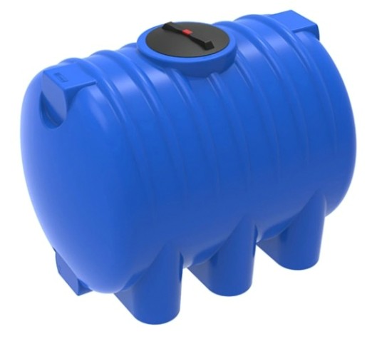 Емкость ЭКОПРОМ HR2000 л., горизонтальная [синий]