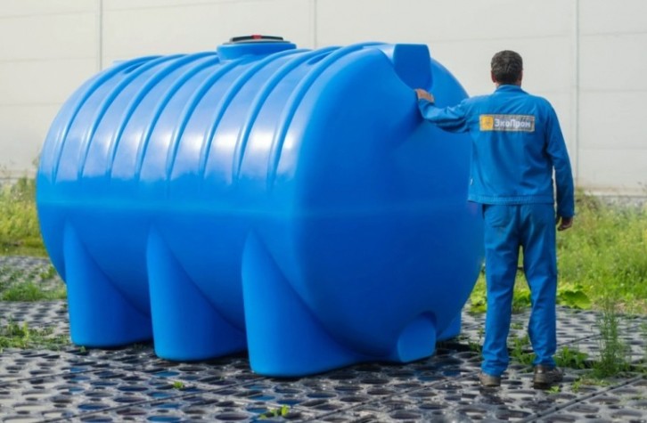 Емкость ЭКОПРОМ HR8000 л., горизонтальная [черный]