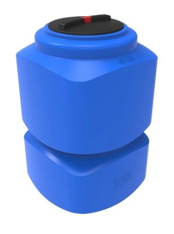 Емкость ЭКОПРОМ L 500 л., вертикальная [синий]