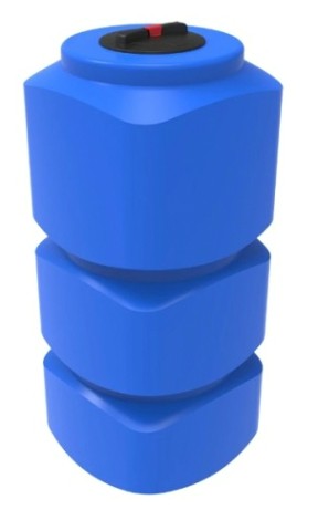 Емкость ЭКОПРОМ L 750 л., вертикальная [синий]