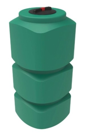 Емкость ЭКОПРОМ L 750 л., вертикальная [зеленый]
