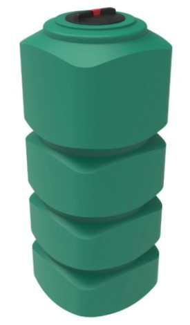 Емкость ЭКОПРОМ L1000 л., вертикальная [зеленый]