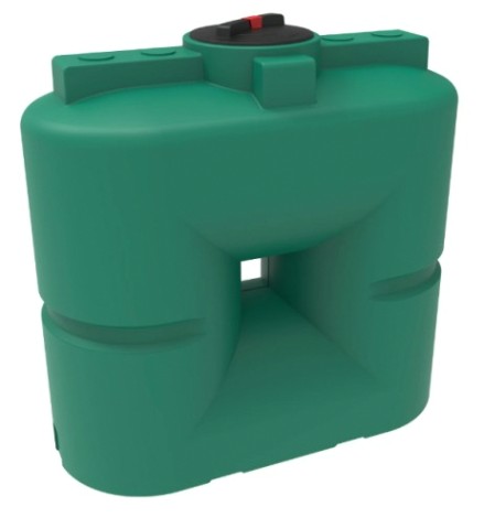 Емкость ЭКОПРОМ S 750 л., вертикальная [зеленый]
