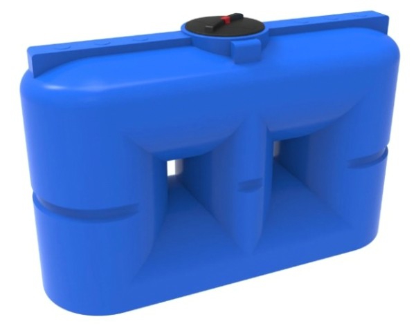 Емкость ЭКОПРОМ S2000 л., вертикальная [синий]