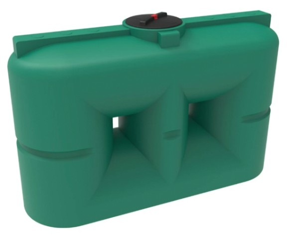 Емкость ЭКОПРОМ S2000 л., вертикальная [зеленый]