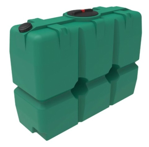 Емкость ЭКОПРОМ SK2000 л., вертикальная [зеленый]