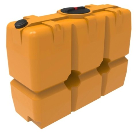 Емкость ЭКОПРОМ SK2000 л., вертикальная [желтый]