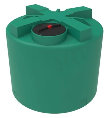 Емкость ЭКОПРОМ T 2000 л., вертикальная [зеленый]