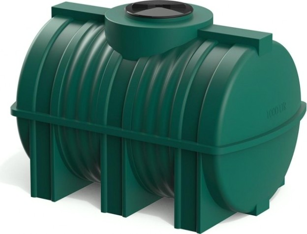 Емкость POLIMER GROUP G 1000 горизонтальная [зеленый]