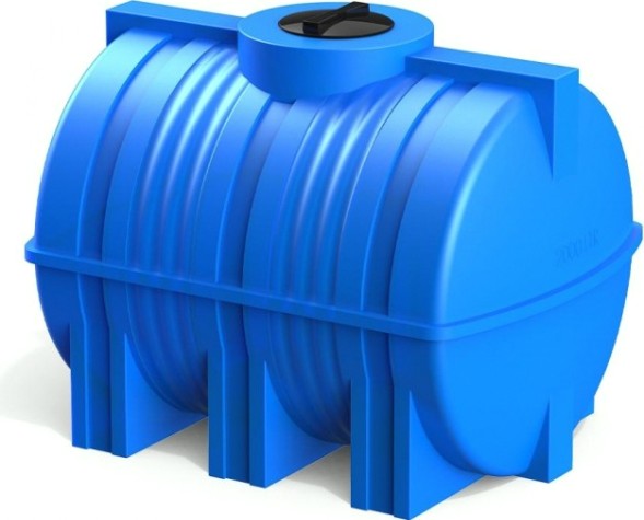 Емкость POLIMER GROUP G 2000 горизонтальная [синий]