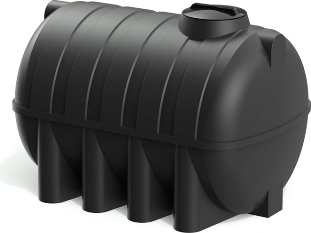 Емкость POLIMER GROUP G 2500 горизонтальная [черный]
