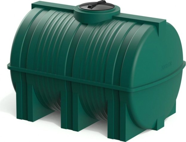 Емкость POLIMER GROUP G 3000 горизонтальная [зеленый]