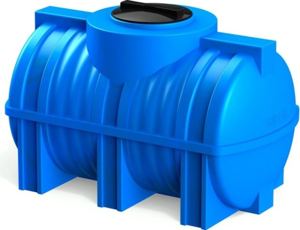 Емкость POLIMER GROUP G 500 горизонтальная [синий]