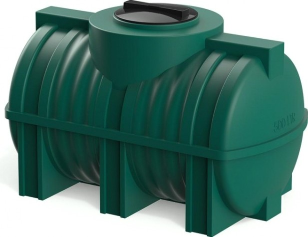 Емкость POLIMER GROUP G 500 горизонтальная [зеленый]