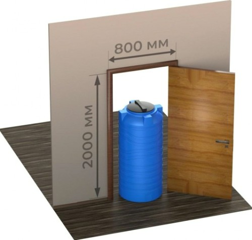 Емкость POLIMER GROUP N 300 вертикальная [синий]