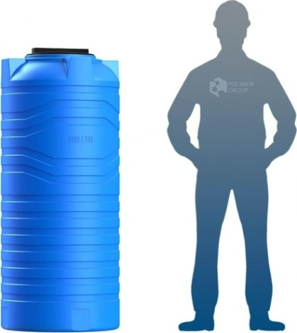 Емкость POLIMER GROUP N 400 вертикальная [синий]