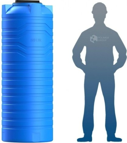 Емкость POLIMER GROUP N 500 вертикальная [синий]