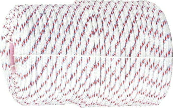 Фал СИБРТЕХ 6 мм, L100 м, 16-прядный плетеный полипропиленовый [93965]