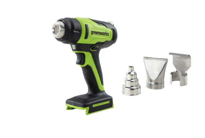 Фен строительный GREENWORKS G24HG аккумуляторный, без АКБ и ЗУ [3400207]